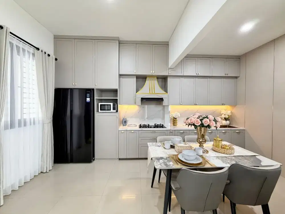 RUMAH FULL FURNISHED SEMUA FURNITURE BARU PUSPITA LOKA BSD