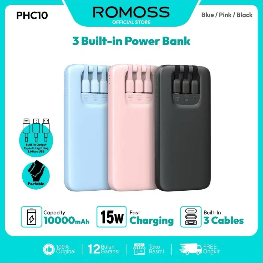 powerbank romoss 10.000mah