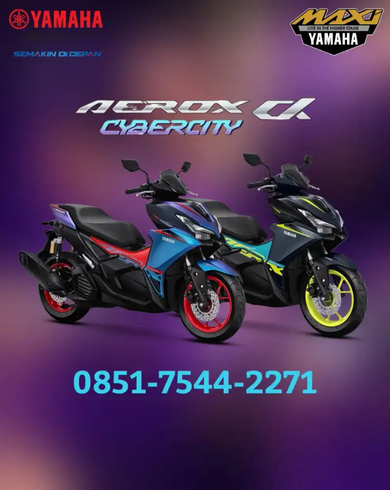 [Motor Baru] Yamaha Aerox Alpha CyberCity dan Standar 2025