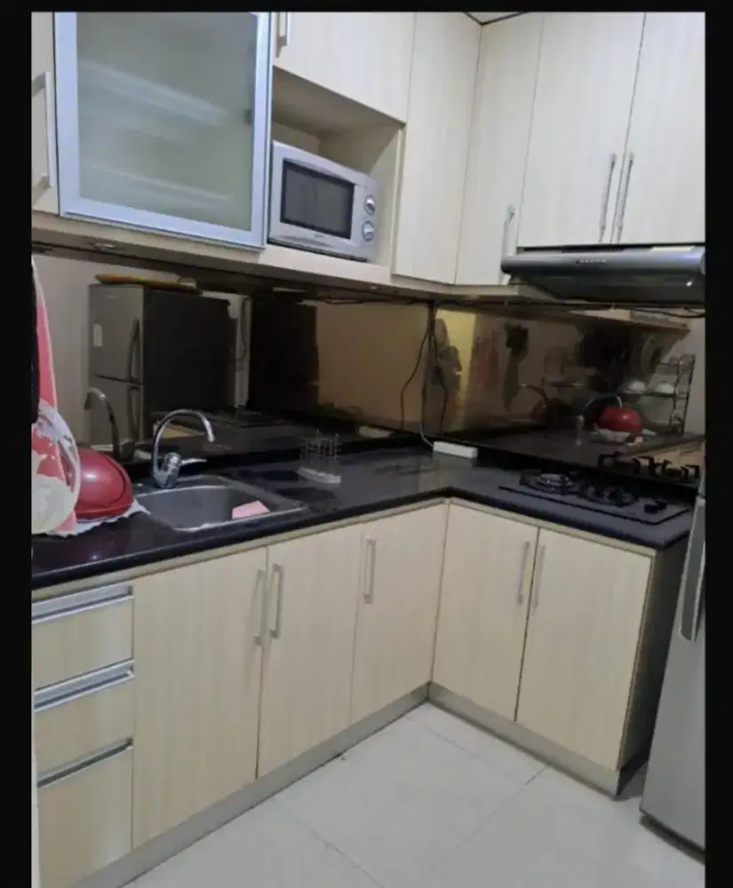 Kitchen set atas bawah finishing hpl