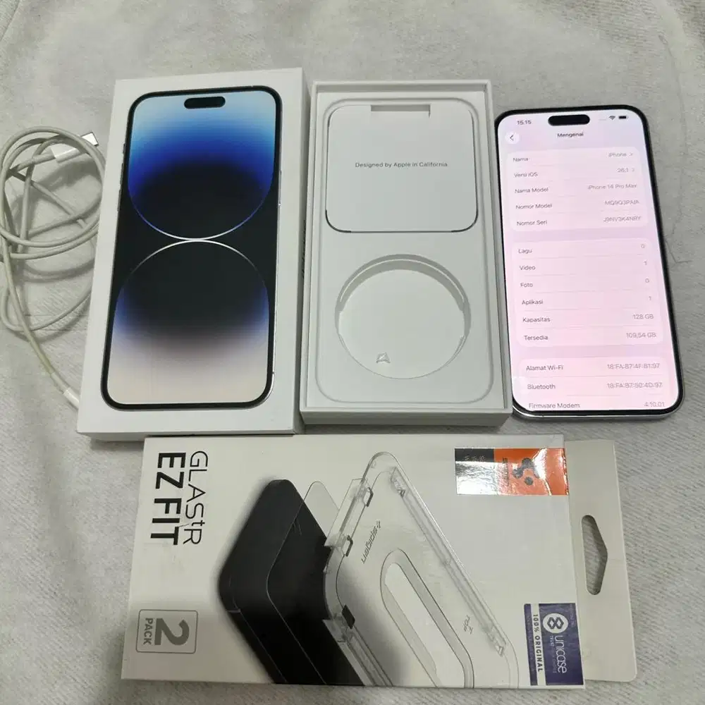 Iphone 14 Pro Max 128gb Ibox Silver Likenew Preloved
