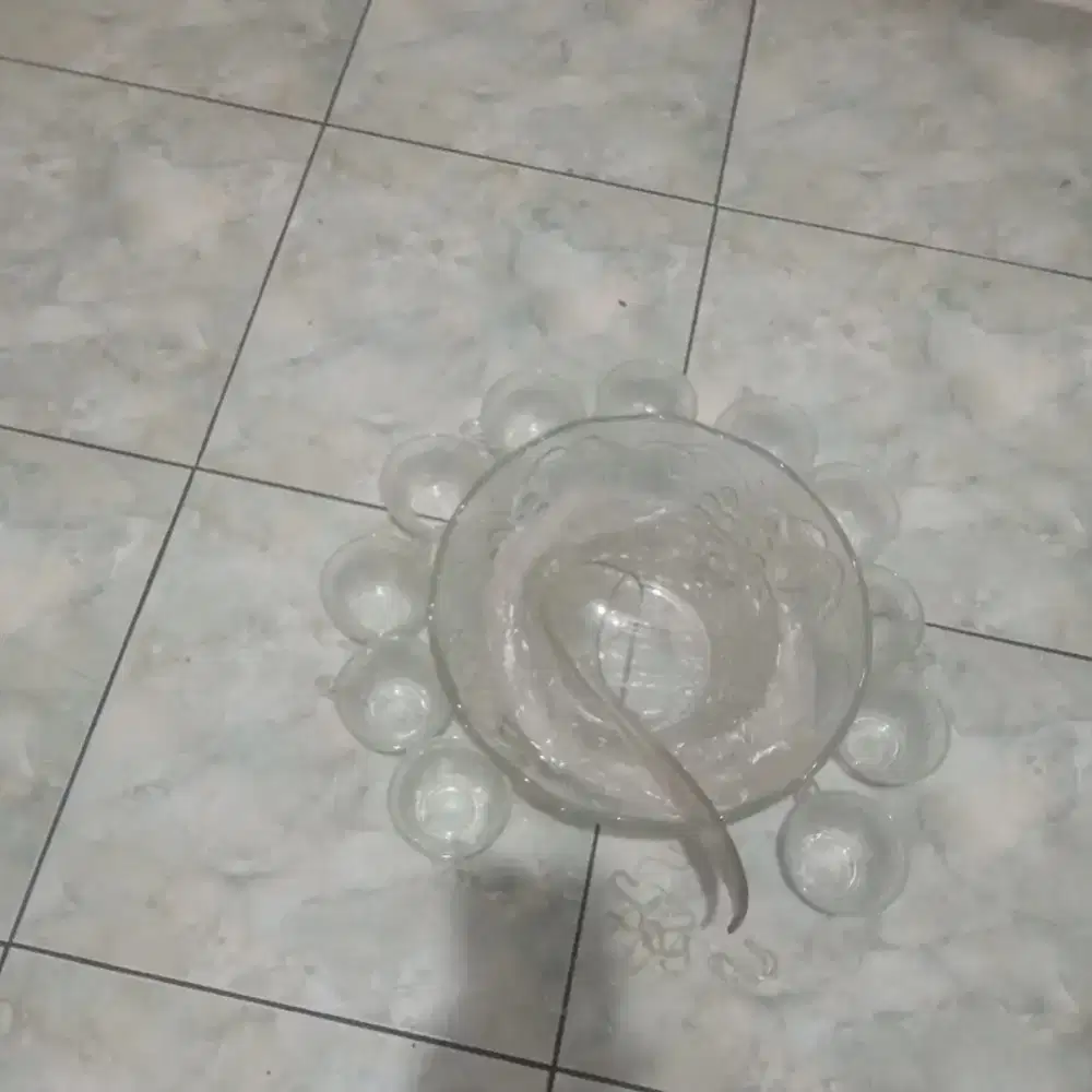 1 set mangkok + gelas cocktail