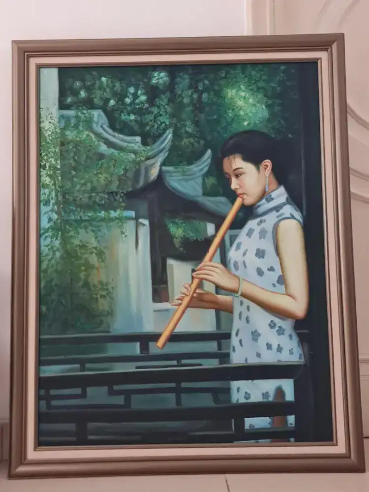 Painting Ukuran tinggi 115cm , lebar 90cm