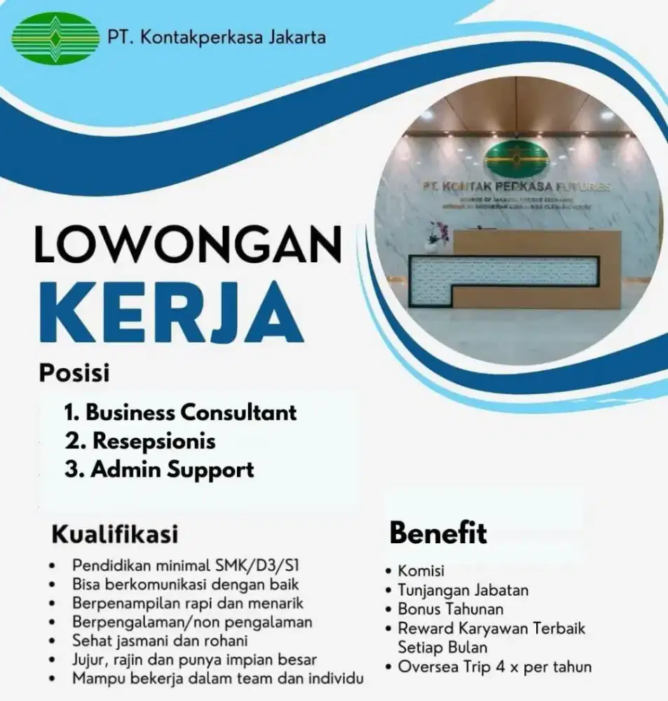 URGENT!!! LOKER PT KPF JAKSEL