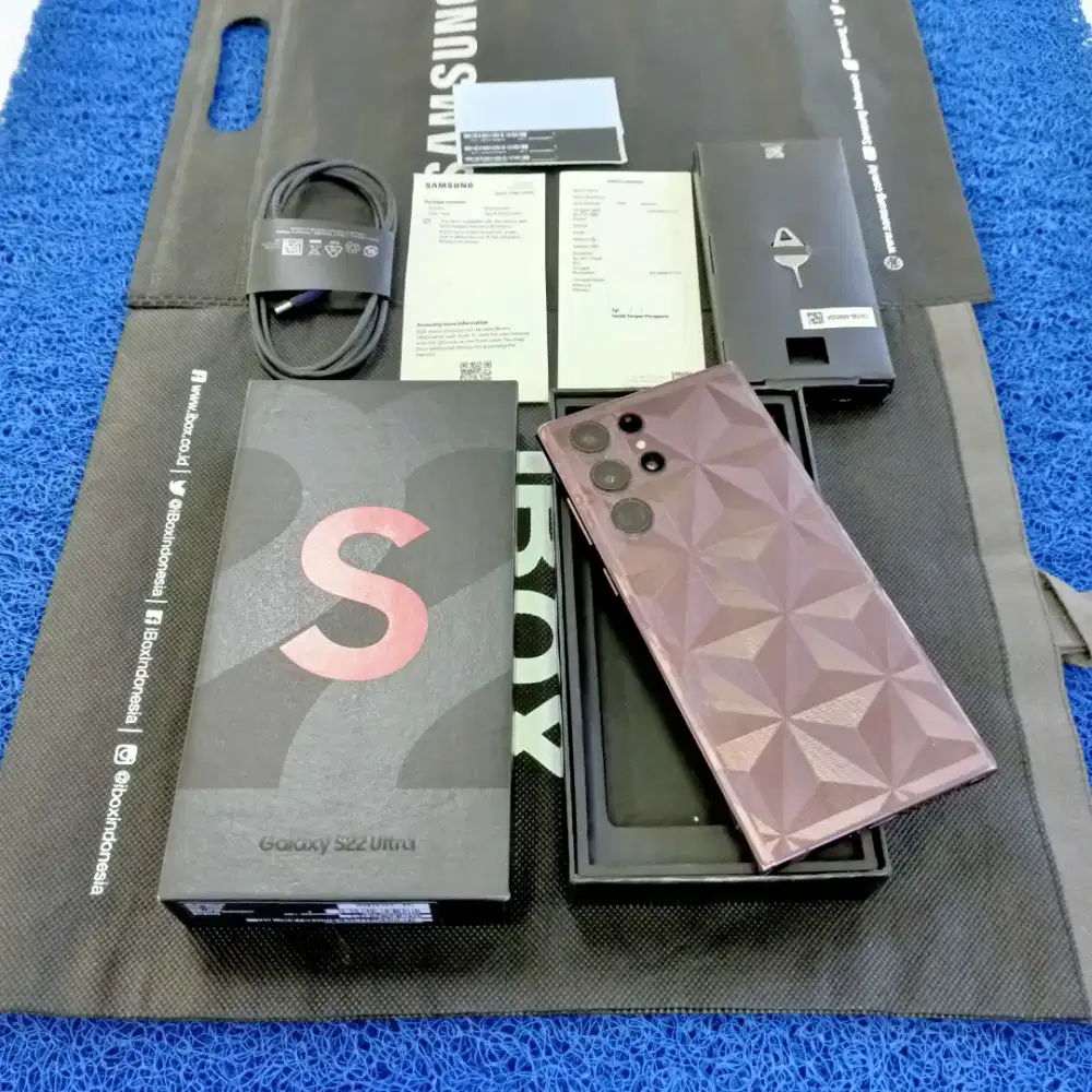Samsung Galaxy S22 Ultra 12-512gb Muluss terawat Ex grs resmi seib