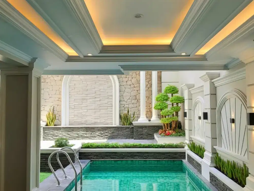 spesial price 5,650 milyar rumah private pool garasi 4 mobil
