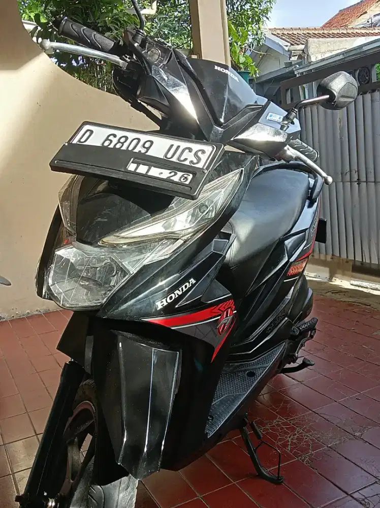 Honda New Beat Fi 2016 Hitam mulus mantap siap pakai