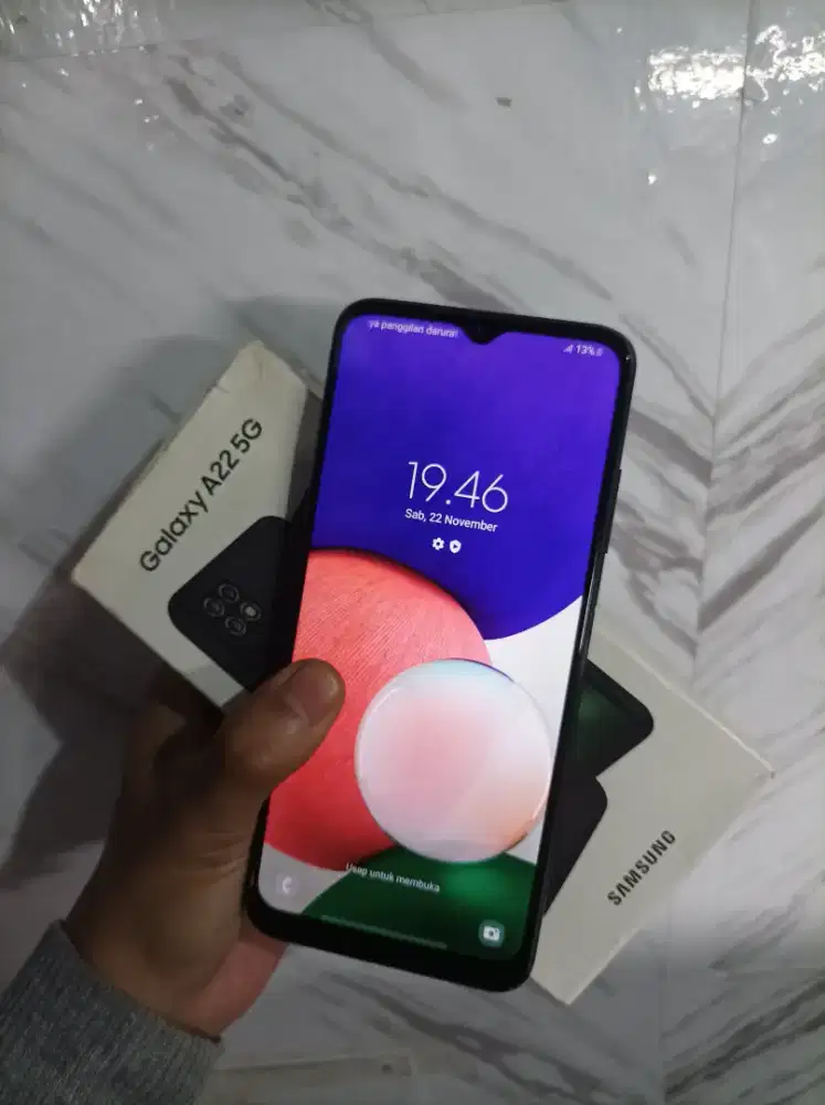Samsung Galaxy A22 5G 6/128GB lengkap