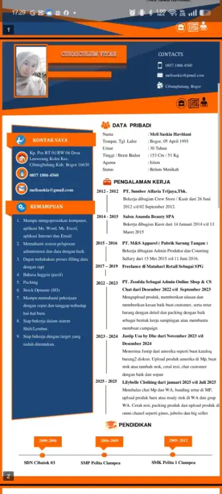 Mencari lowongan tentang admin Marketplace dan sejenisnya
