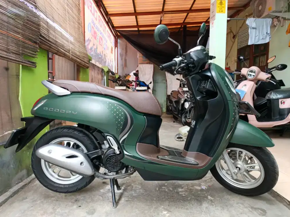 PJK ON HONDA SCOOPY PRESTIGE 2024 MULUS BS TT 2024 DI CILEDUG HRGA PAS