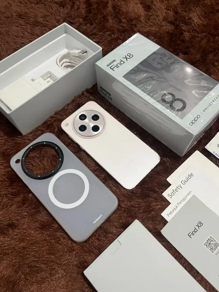 Oppo Find X8 16/512GB Mulus Fullset Original Garansi ON - Shell Pink