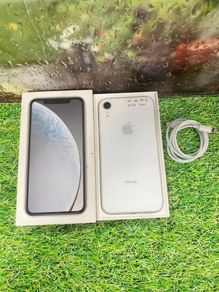 Iphone xr 128gb bh-% ibox warna white