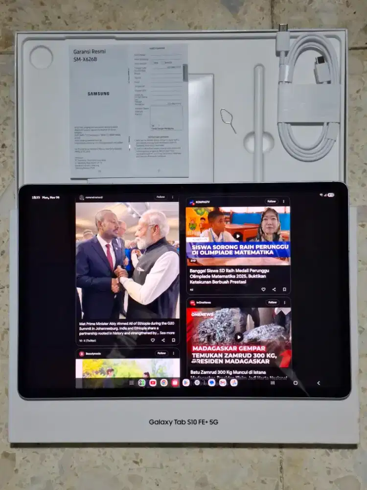 Samsung Tab S10 FE+ 5G 12/256GB