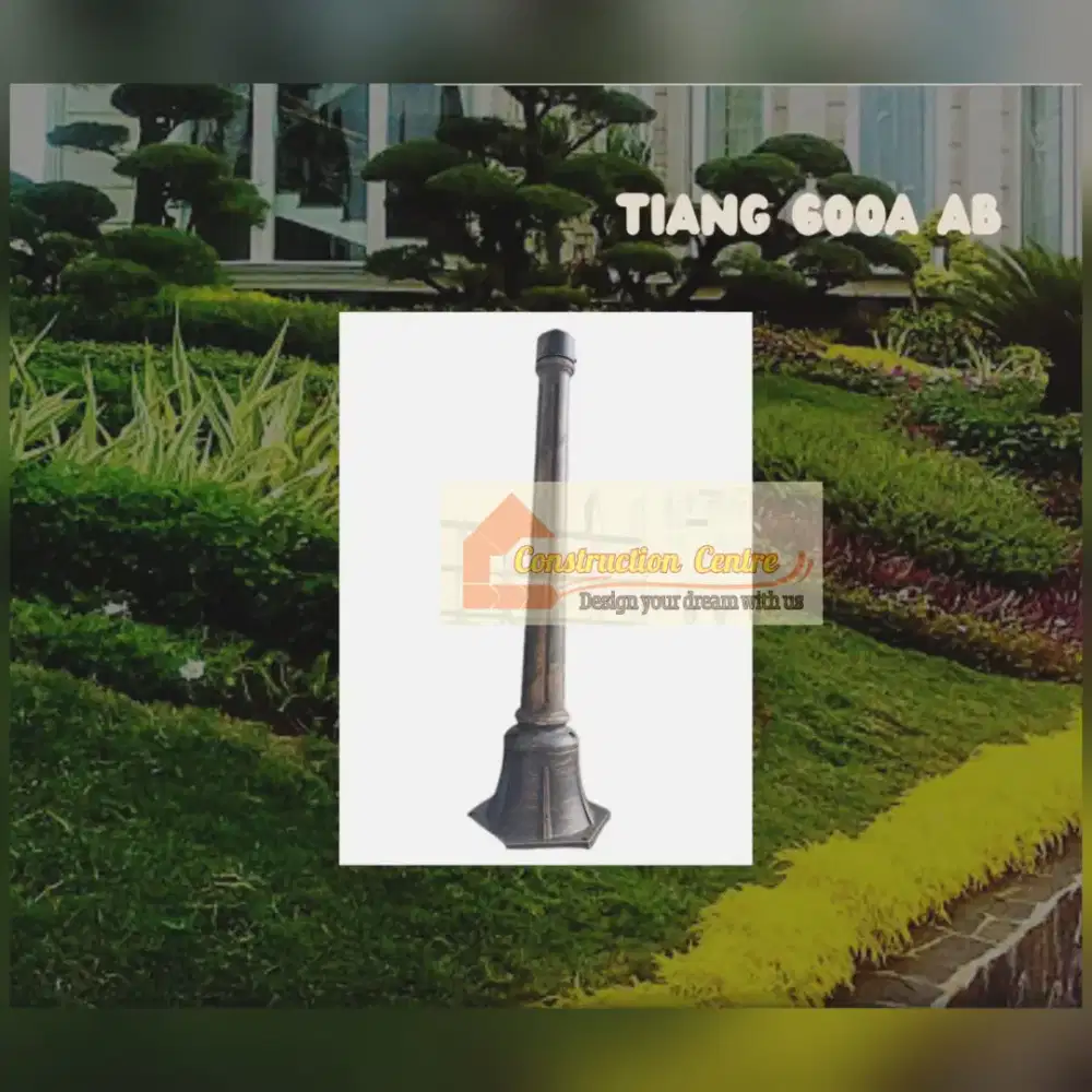 tiang lampu taman