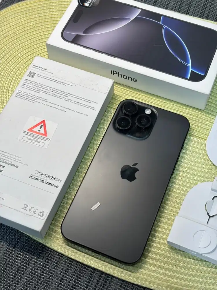 iPhone 16 Promax 256GB Black Titanium iBox Fullset