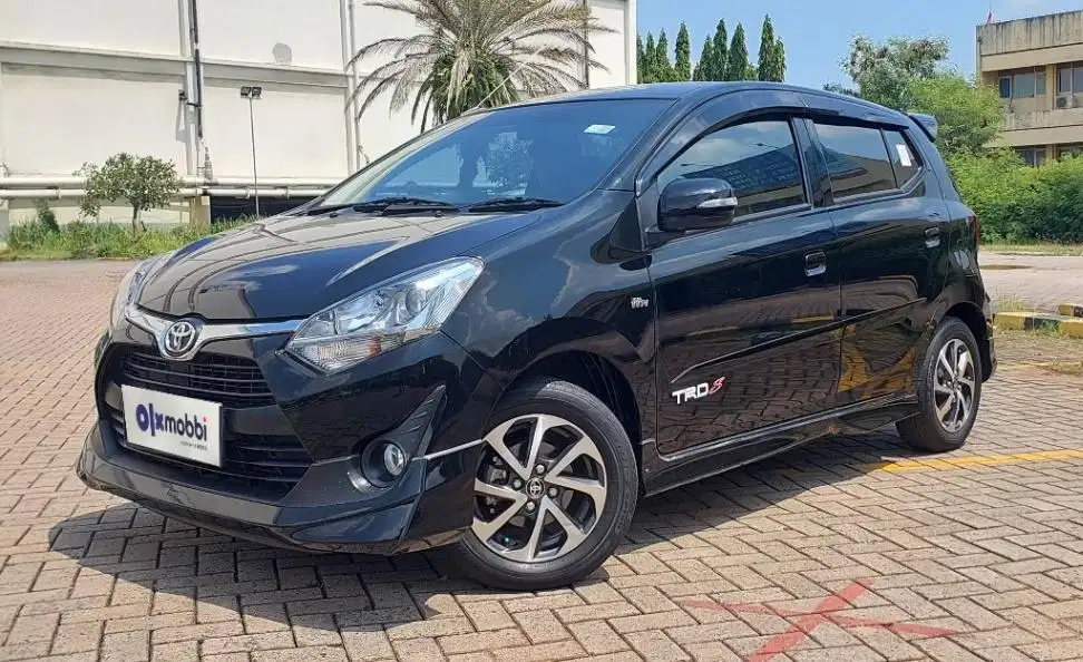 TDP 6,JT Toyota Agya 1.2 TRD Sportivo Bensin-AT Hitam 2019