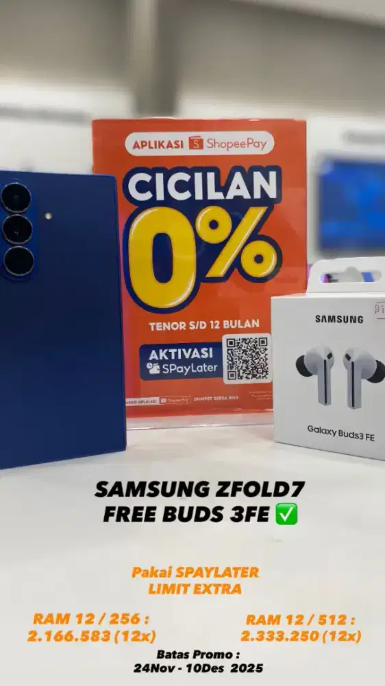 SAMSUNG Z FOLD 7 , FREE BUDS 3FE