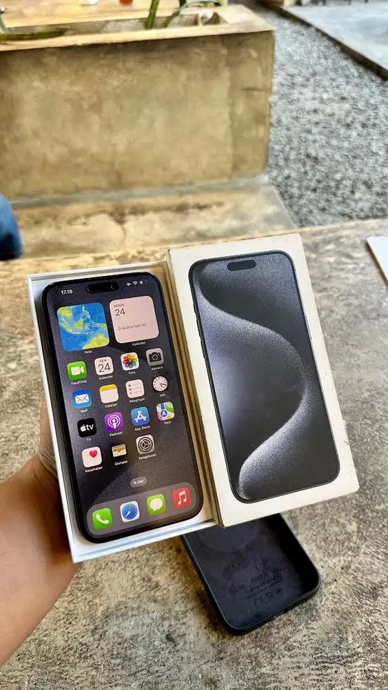 Iphone 15 promax 256gb blue titanium ibox pa/a