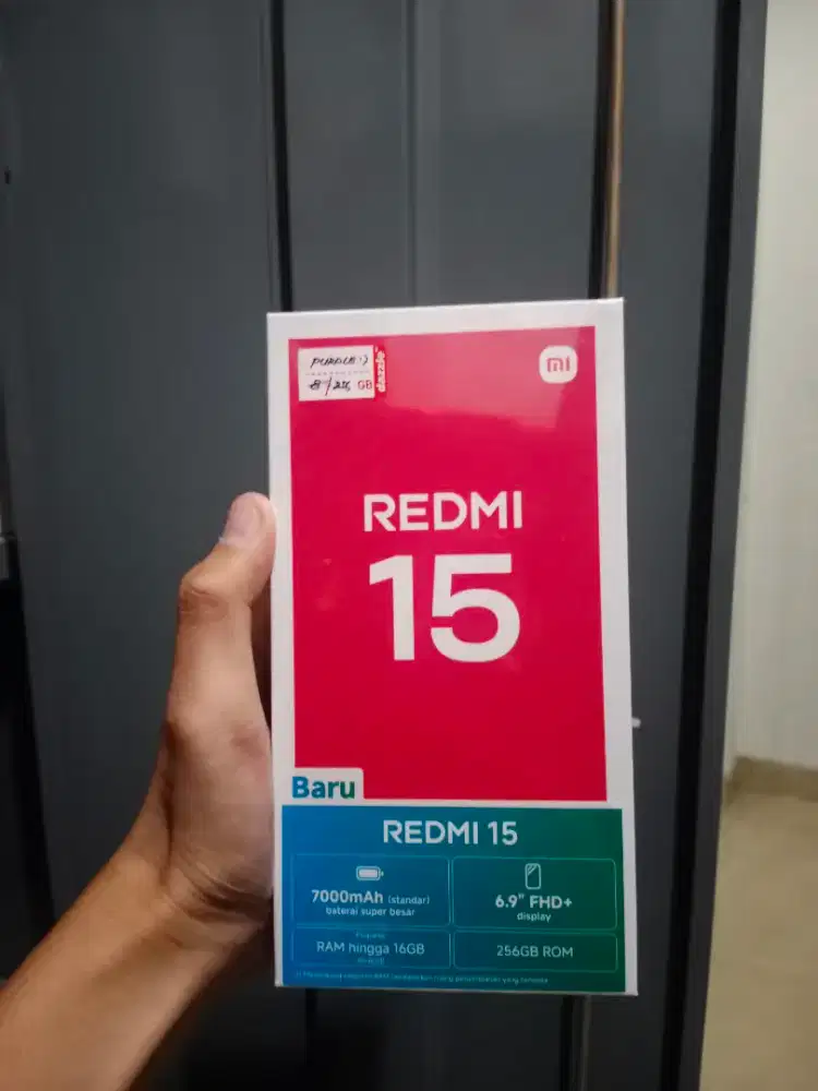 REDMI 15 8/256 GB | NEW SEGEL, GARANSI RESMI