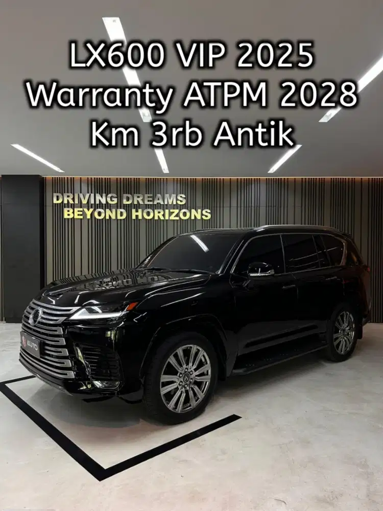 Lexus LX600 VIP 4-Seater 2025 Hitam Km3rb B516HJ Nik 2024