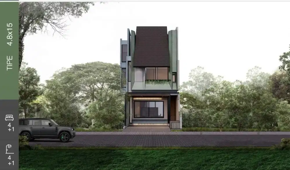 11 unit Cluster Baru Strategis nempel Tol Bambu Apus Jaktim, free DP