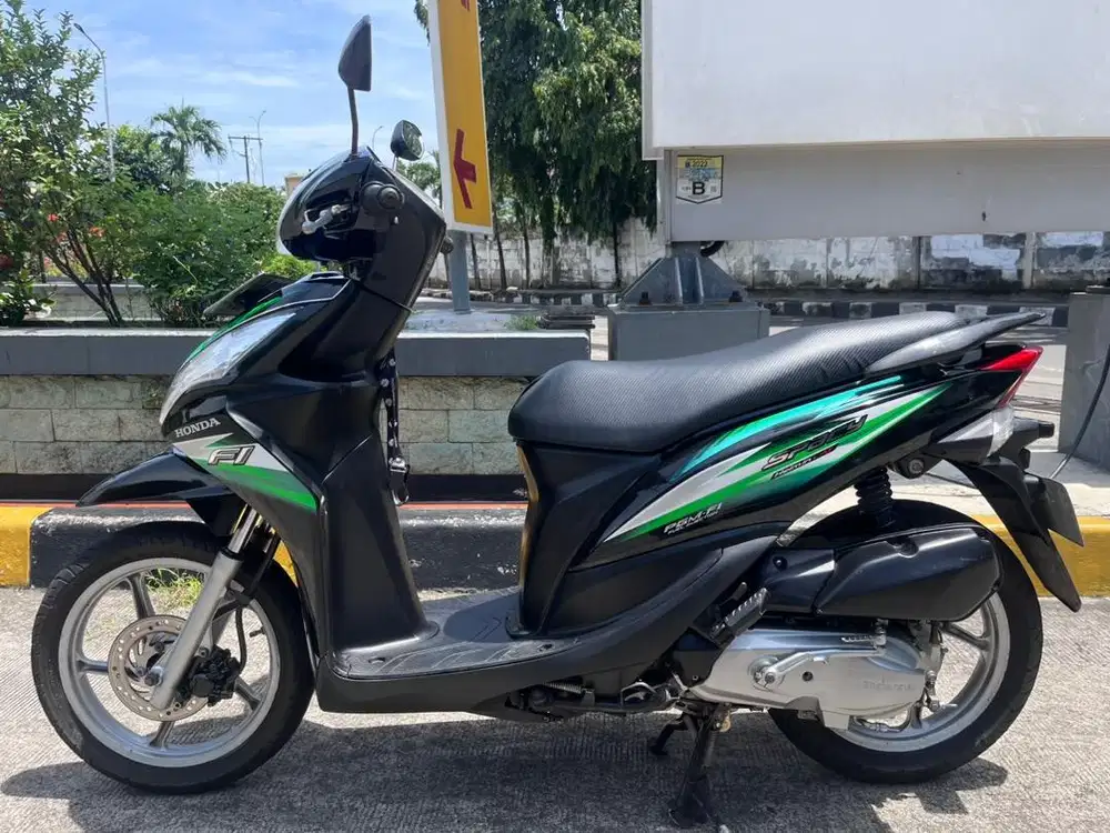 Honda Spacy FI Hitam hijau