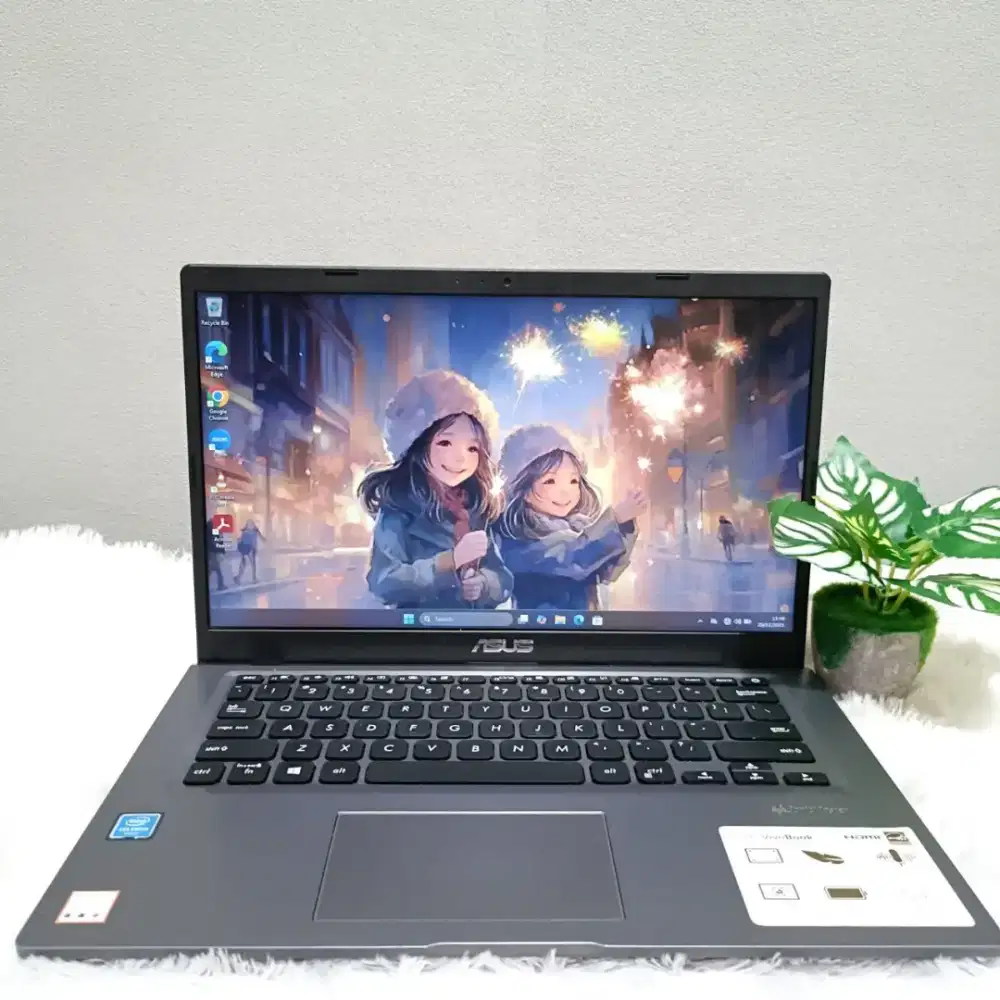 ASUS A416MA INTEL N4020 RAM 4GB SSD 256GB LAYAR 14.0 KEYBOARD NYALA