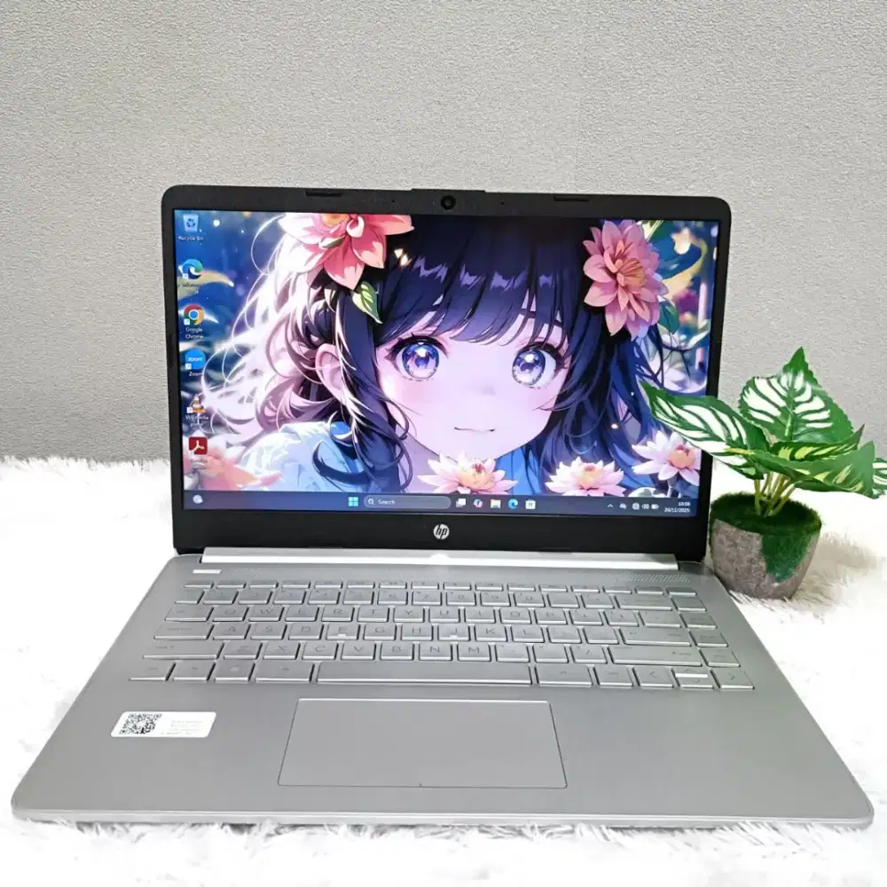 HP 14 DQ5115TU CORE I3 1215U RAM 8GB SSD 512GB LAYAR 14.0 FHD SILVER