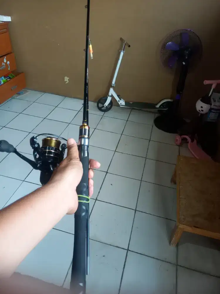 Joran full sett  baru 3x pake