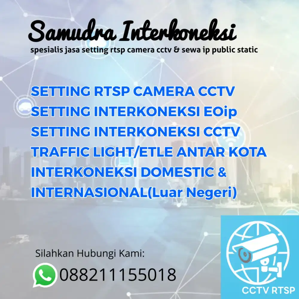 camera cctv Interkoneksi setting
