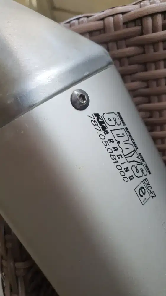 Knalpot KTM 250 350 6 Days Original Copotan trail adventure mx custom