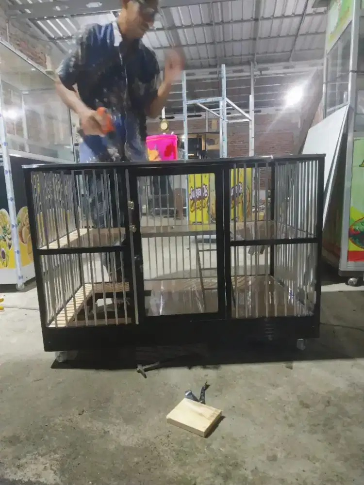 Jual kandang kucing pintu 1
