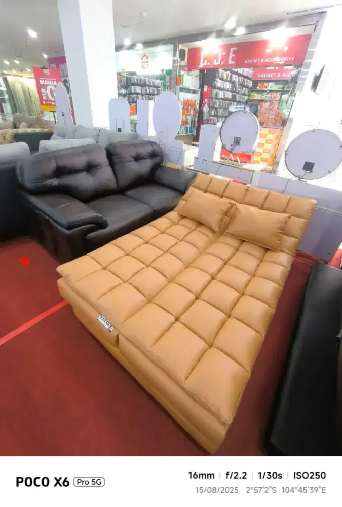 CREDIT SOFA BED BUNGA 0% PAKAI HOME CREDIT NO DP