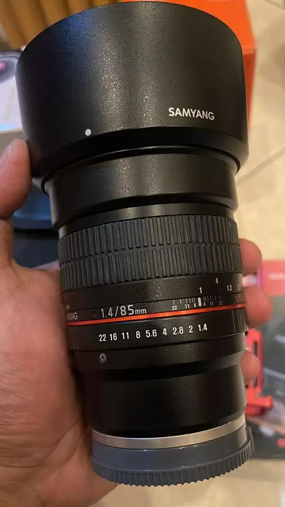 Lensa samyang 85mm f1.4 for sony
