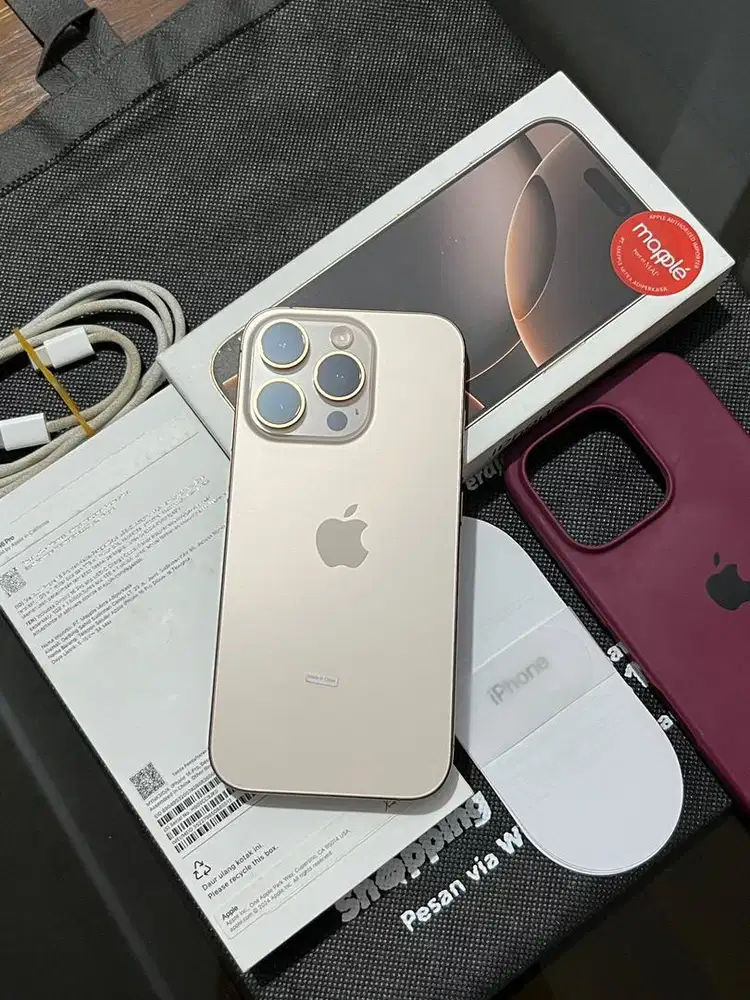 Iphone 16 pro 256GB iBox garansi on 2026