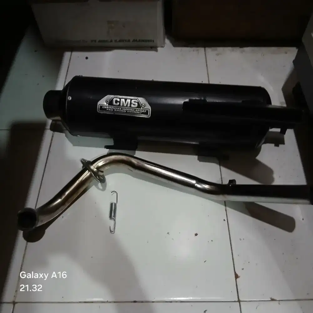 Knalpot copy cms ngebas adem beat vario 125/150 scopy beat new deluxe