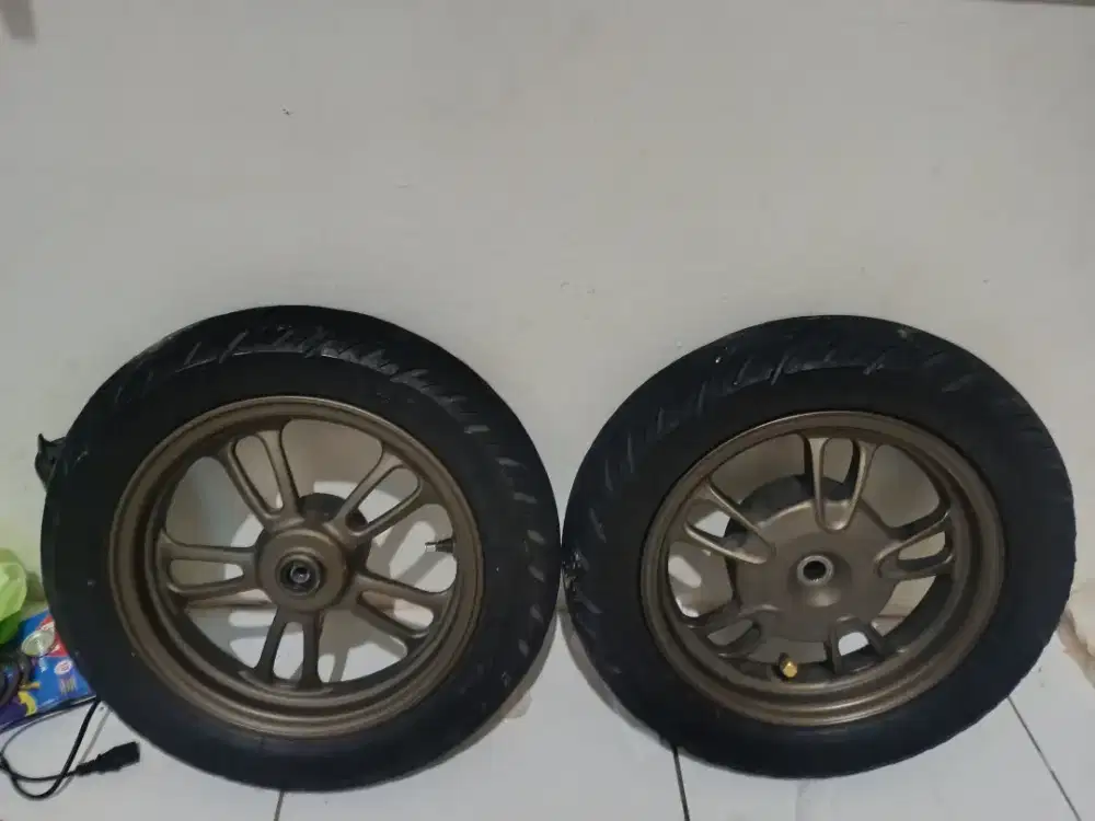 Velg scoopy R12 mulus no minus siap pasang