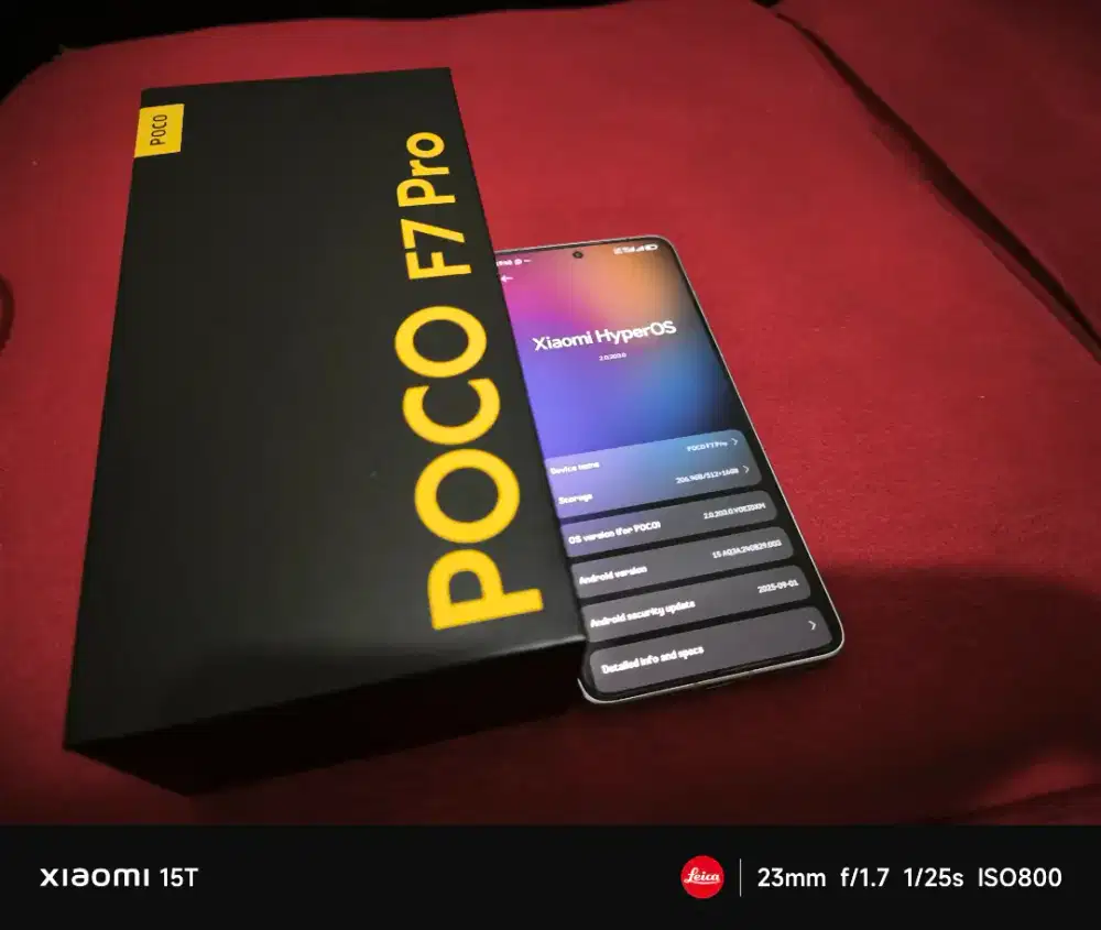 Poco f7 pro 12/512 fulset no minus blue