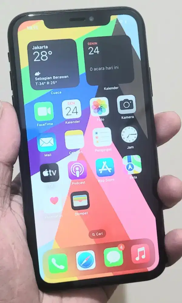 Iphone xr 64gb hp charger