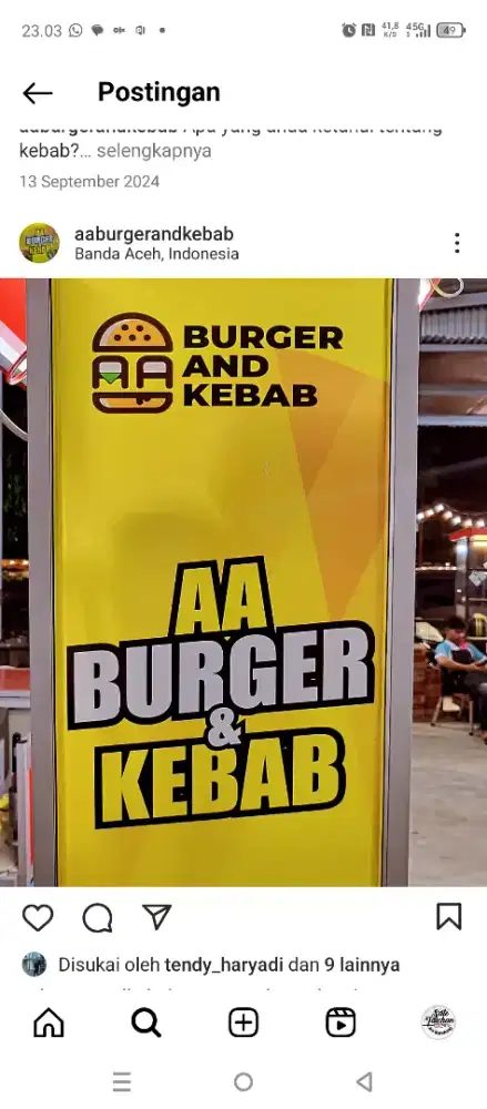 Di butuhkan tenaga kerja wanita untuk jaga burger dan kebab