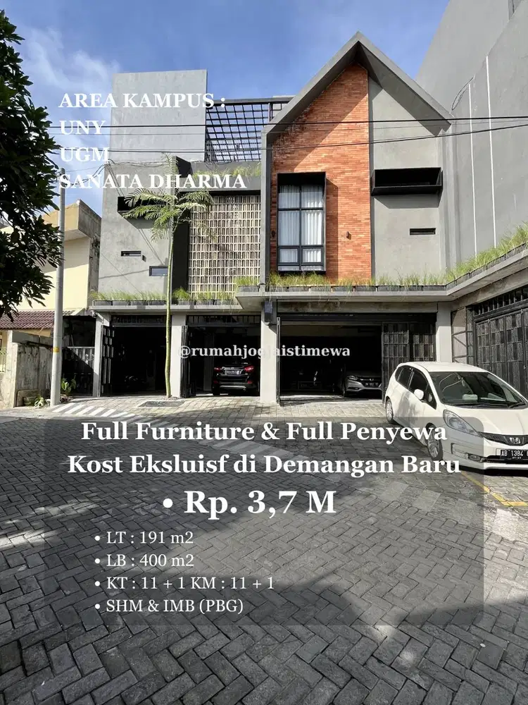 Kost Ekslusif Full Penyewa dan Full Furniture Dekat UNY, UGM