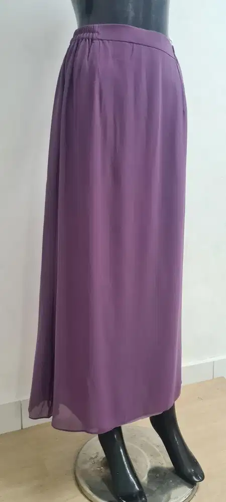 Rok ungu polos, rok ungu melayu, rok premium