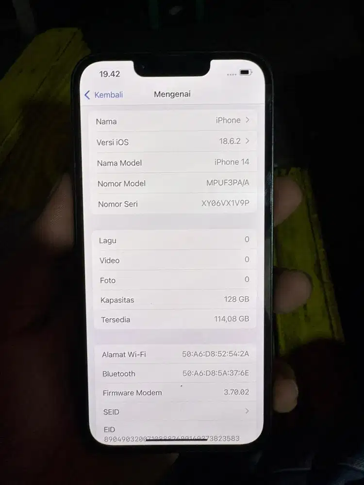 Iphone 14 128 gb ibox fulset