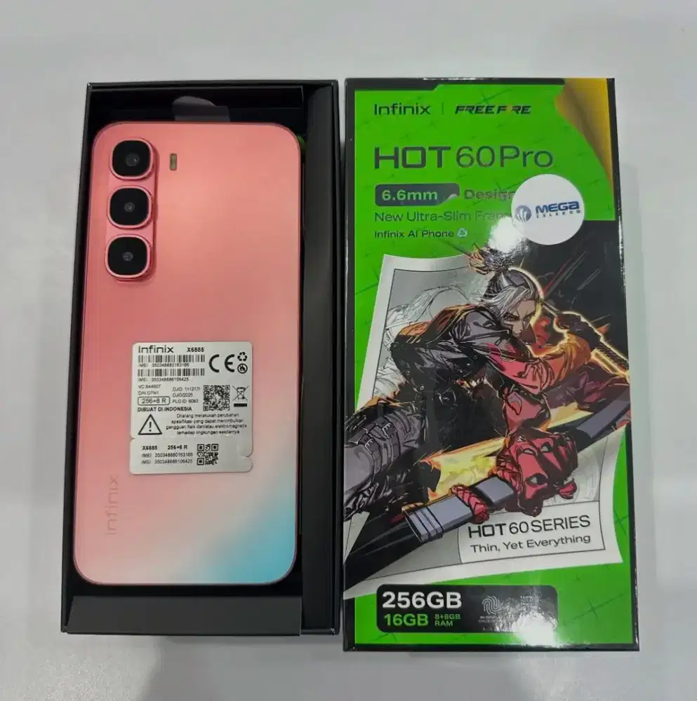 INFINIX HOT 60 PRO RAM 8/256 BARU