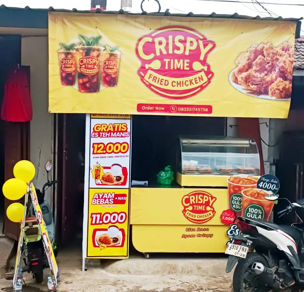 MENJAGA TOKO & MEMASAK AYAM FRIEDCHIKEN