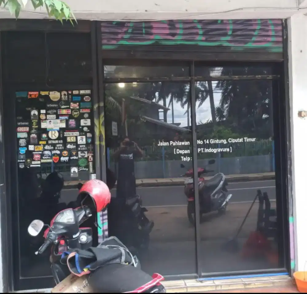 Pintu dan kaca almunium full set