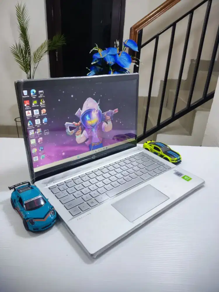 Laptop Design HP 14 Core i7 Ram 8/256gb Ssd Dual Vga Siap Pakai COD