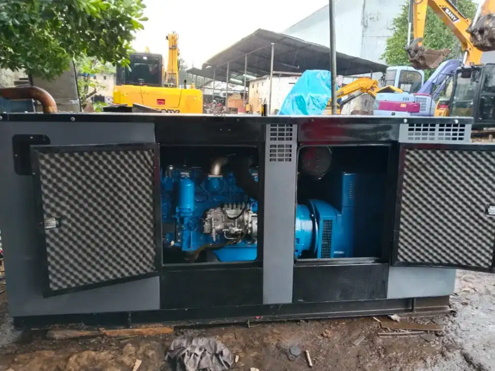 Genset silent mitsubishi 80 kva