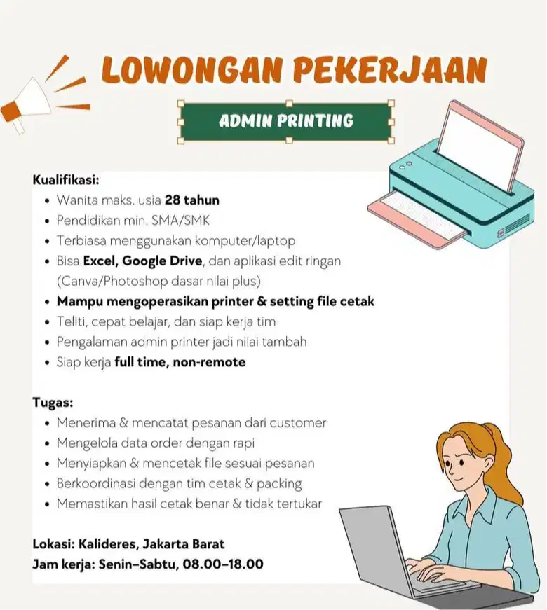 Admin Printing / Cetak Foto