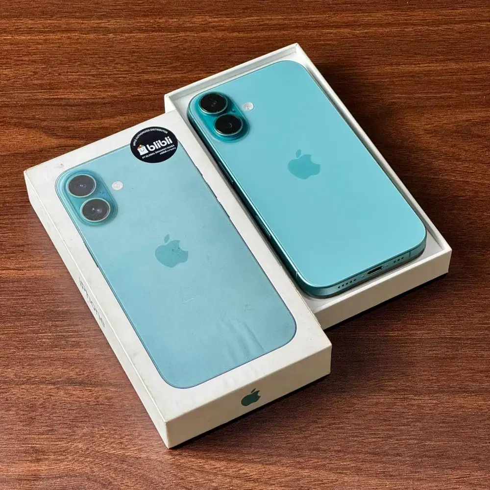 iPhone 16 128GB [ Teal ] Garansi Resmi iBox